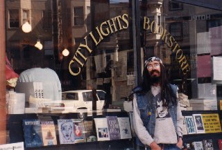 Colin in front of City Light Books