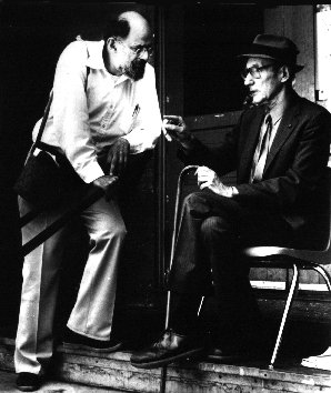 Allen Ginsberg and William Burroughs